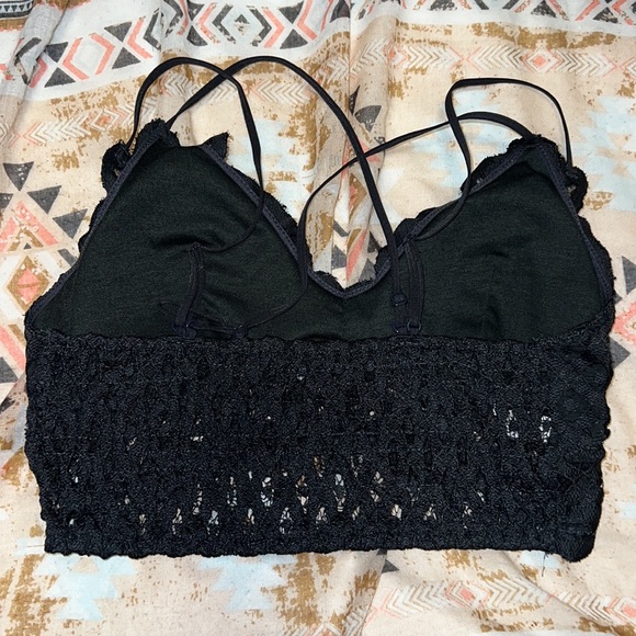 NWOT Wishlist Bralette Charcoal Gray Lace - Picture 4 of 7